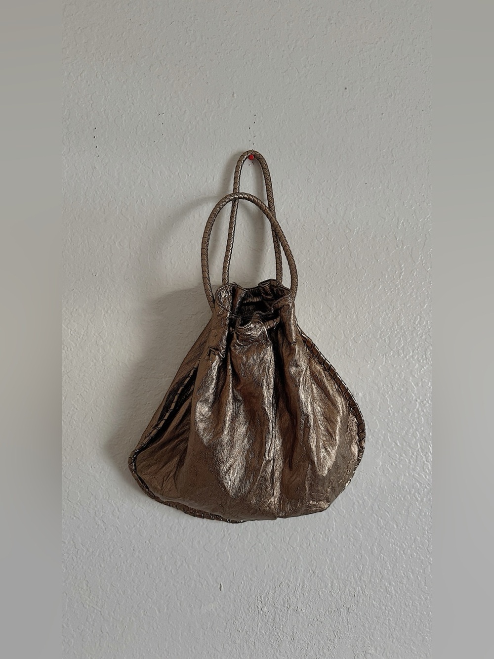 Fiorruci Dark Gold Vegan Leather Hang bag